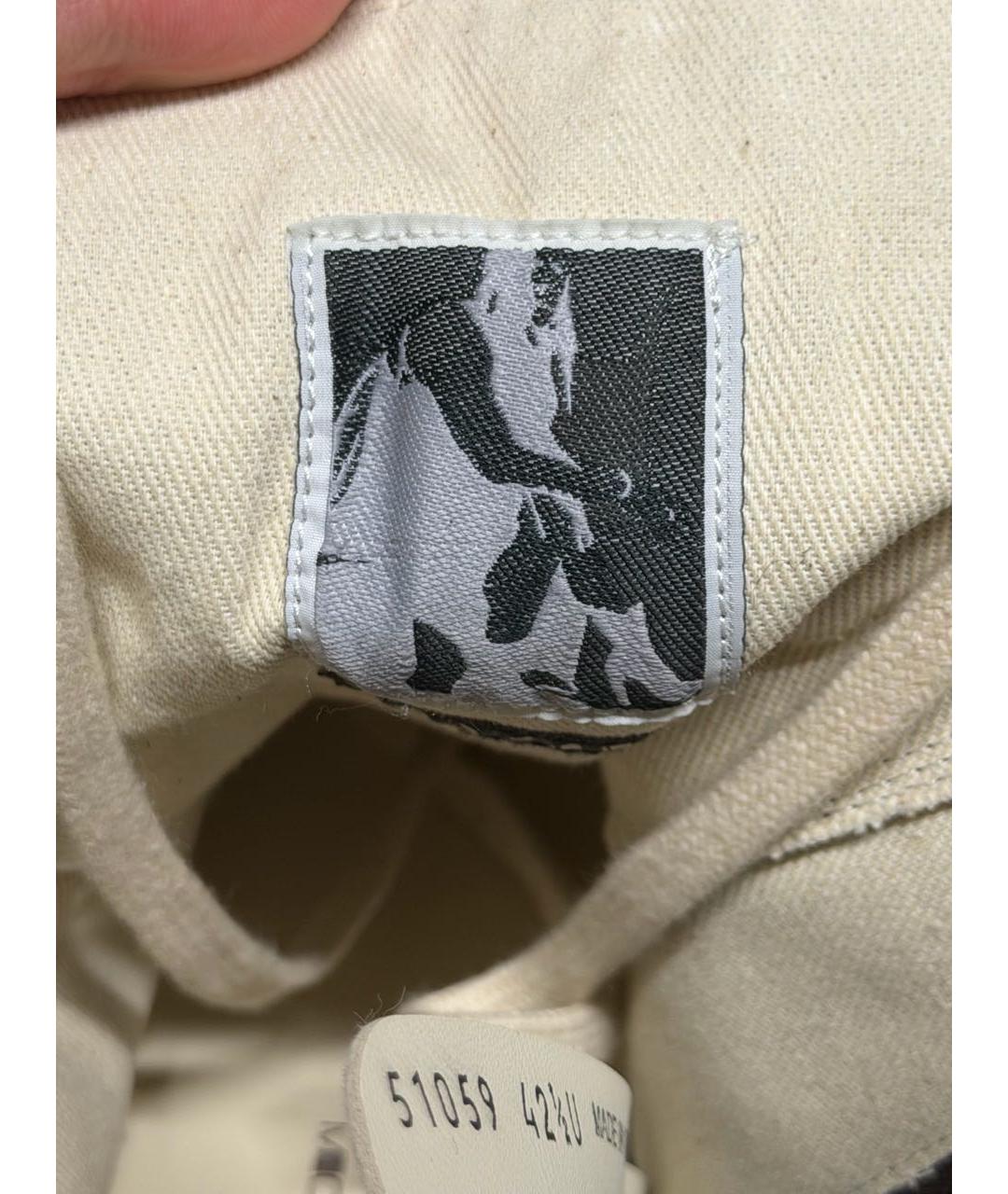 RICK OWENS DRKSHDW Коричневые высокие кроссовки / кеды, фото 6