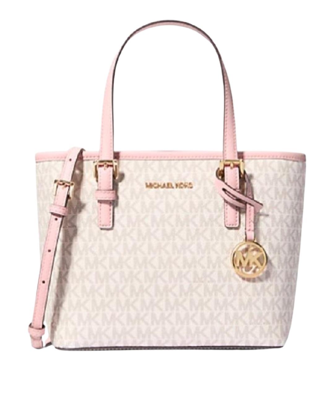 MICHAEL KORS Бежевая сумка тоут из искусственной кожи, фото 1