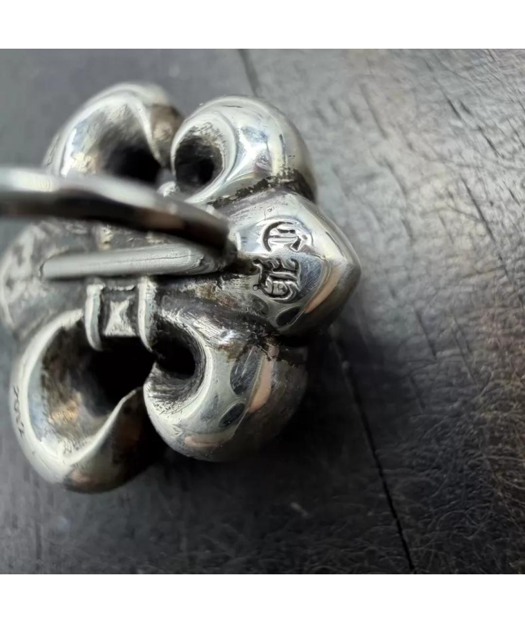 CHROME HEARTS Серебряная серебряная брошь, фото 3