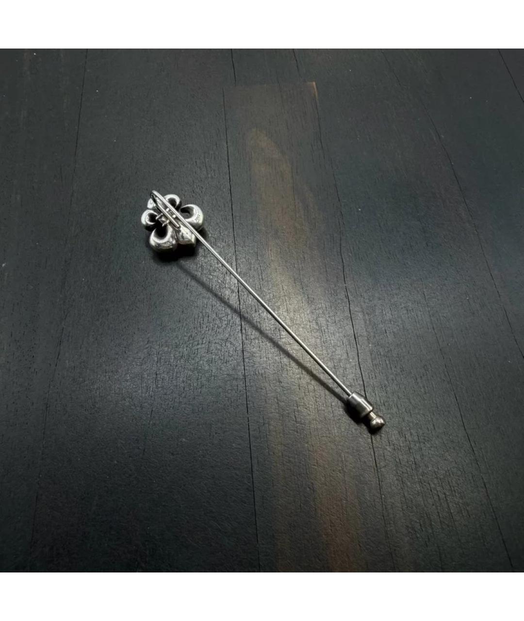 CHROME HEARTS Серебряная серебряная брошь, фото 2