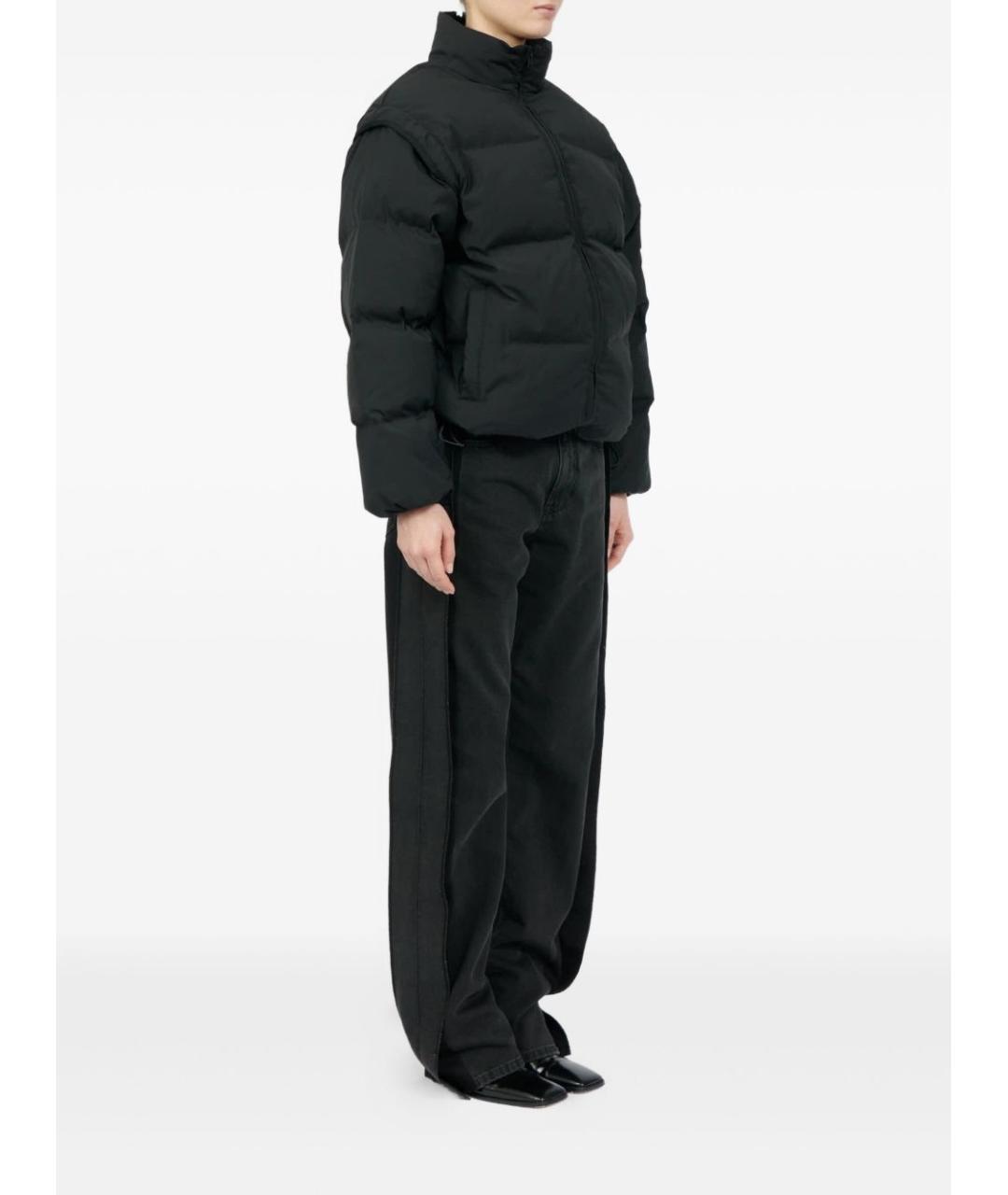 MM6 MAISON MARGIELA Черная полиамидовая куртка, фото 5