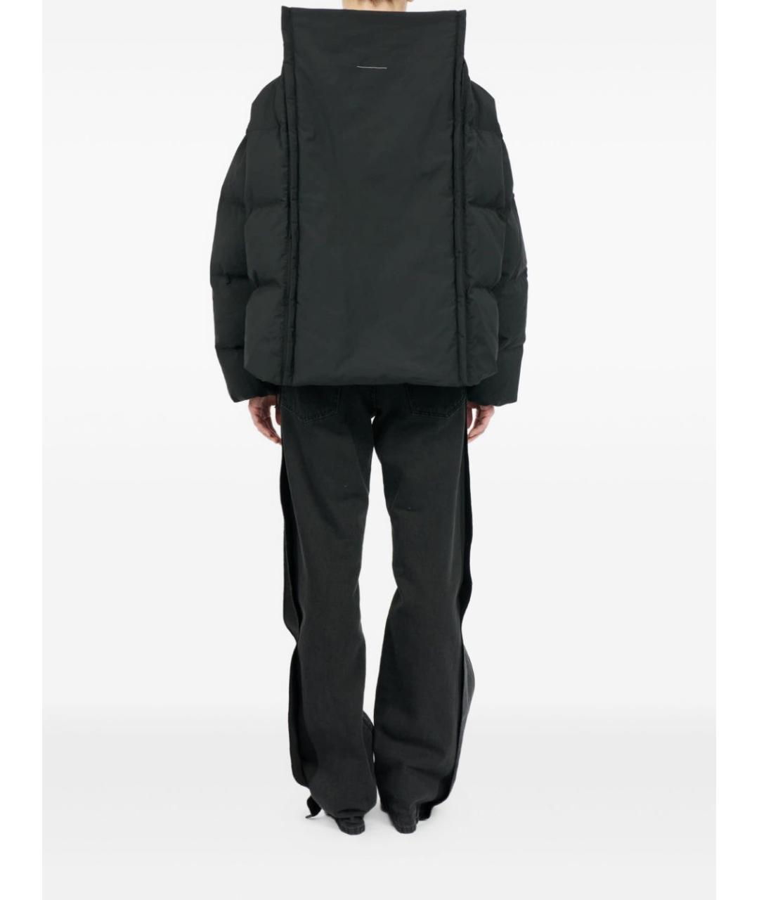 MM6 MAISON MARGIELA Черная полиамидовая куртка, фото 2