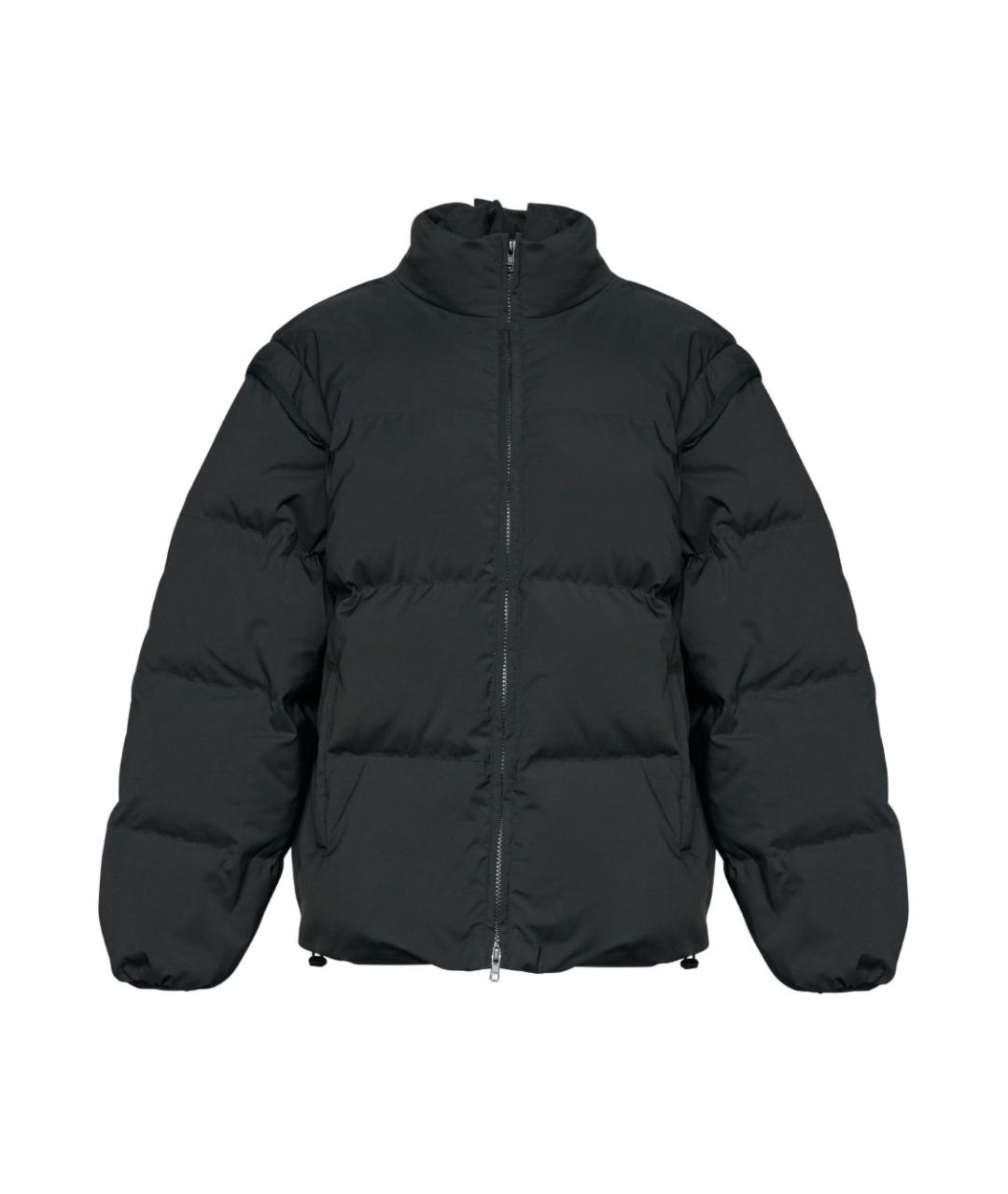 MM6 MAISON MARGIELA Черная полиамидовая куртка, фото 1