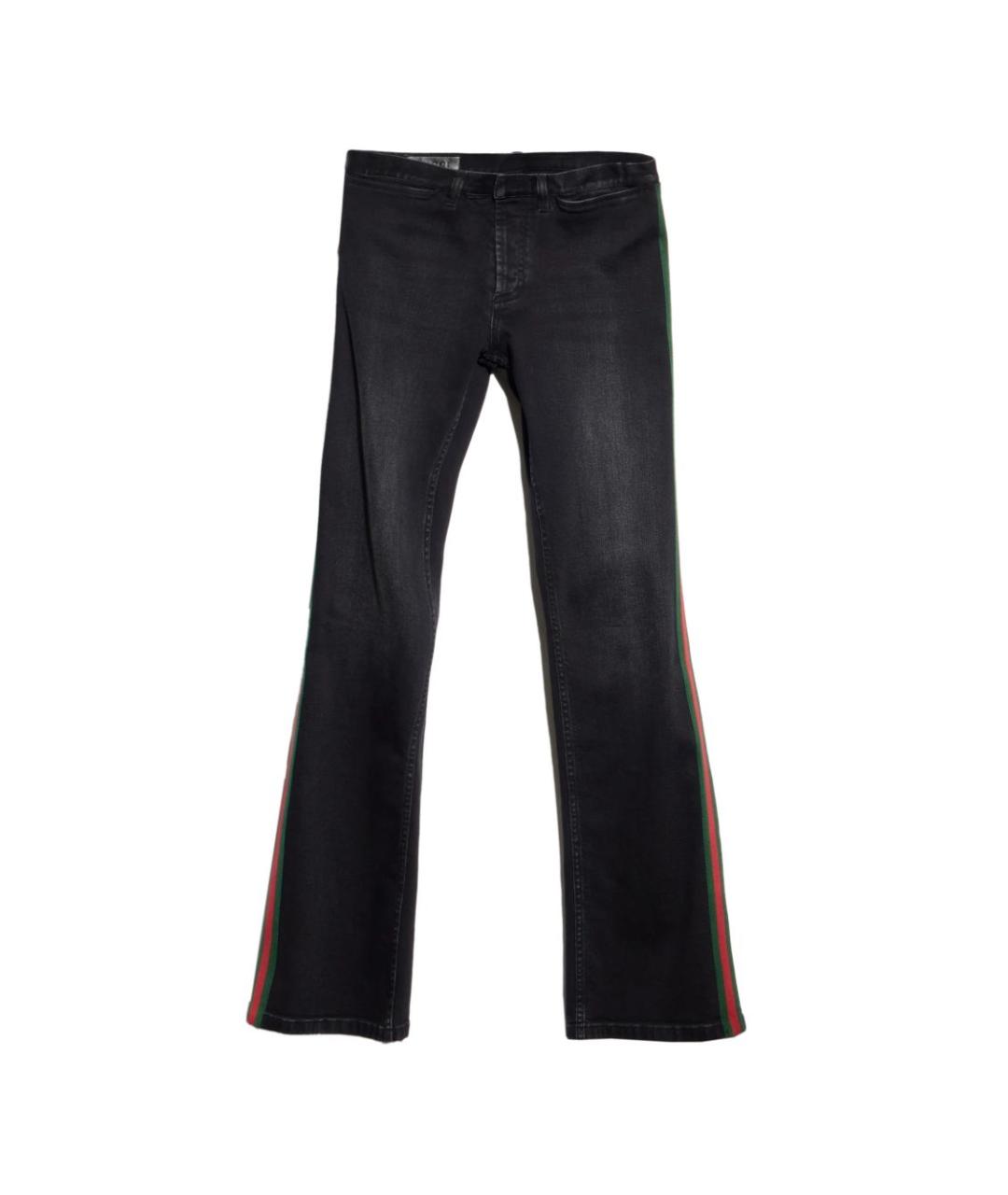 GUCCI Черные хлопковые джинсы, фото 1