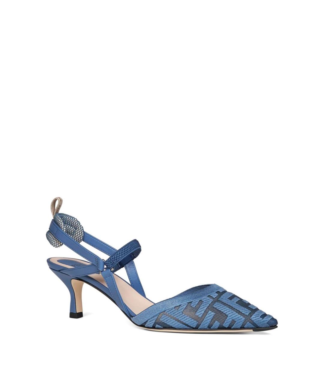 FENDI Мульти текстильные туфли, фото 2