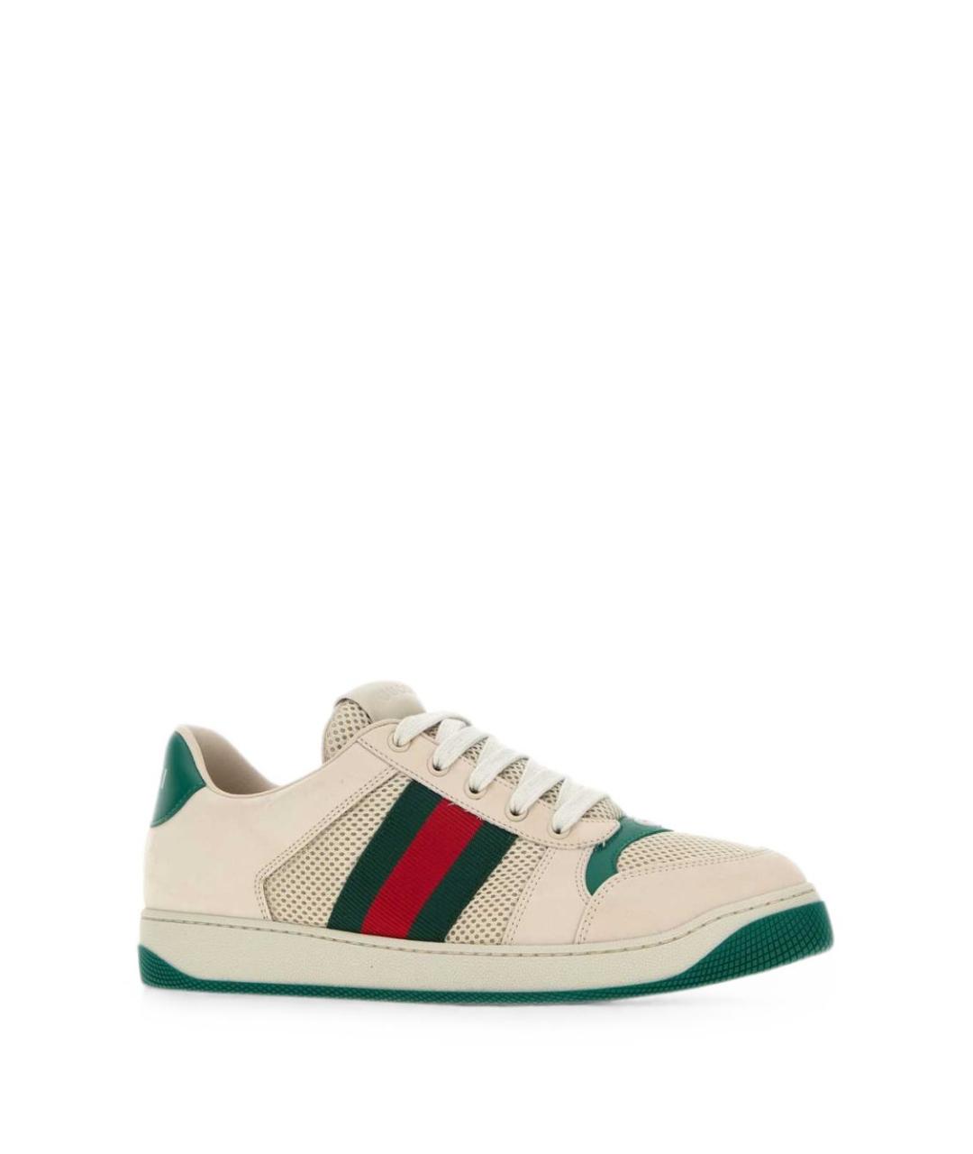 GUCCI Белые низкие кроссовки / кеды, фото 2
