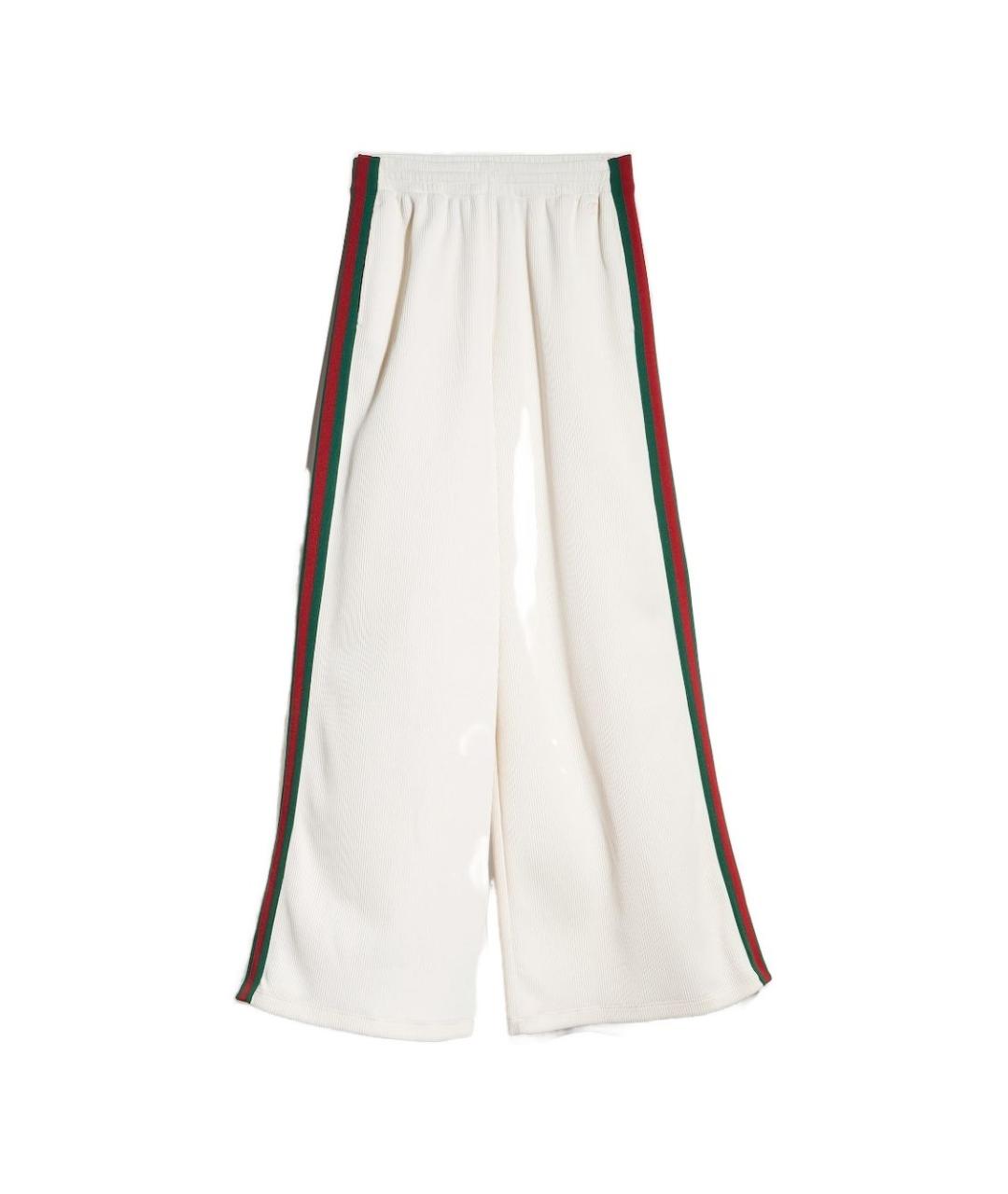 GUCCI Белые брюки широкие, фото 1