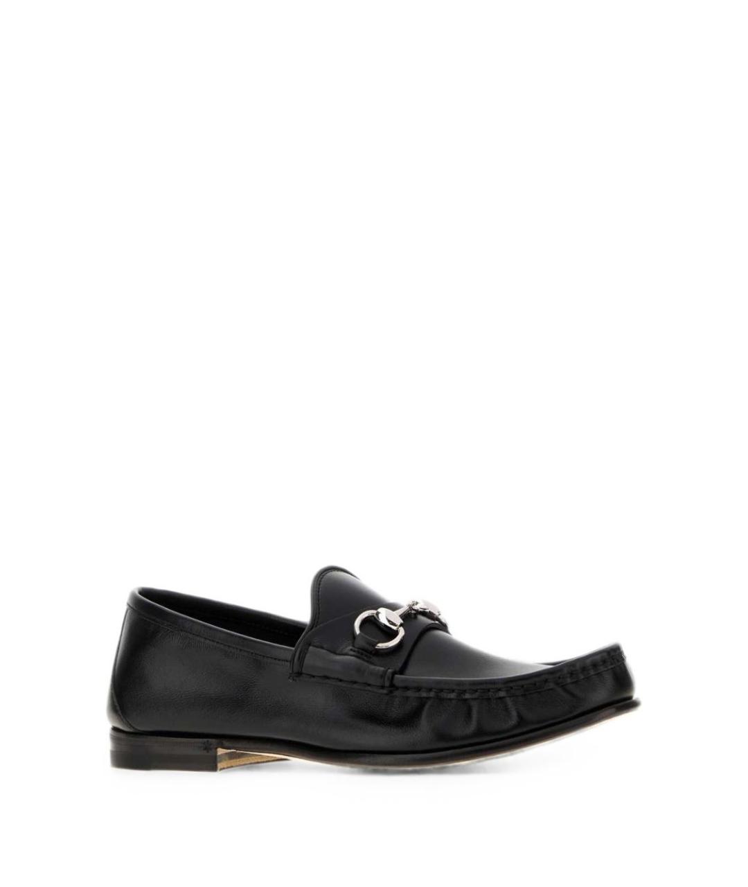GUCCI Черные кожаные лоферы, фото 2