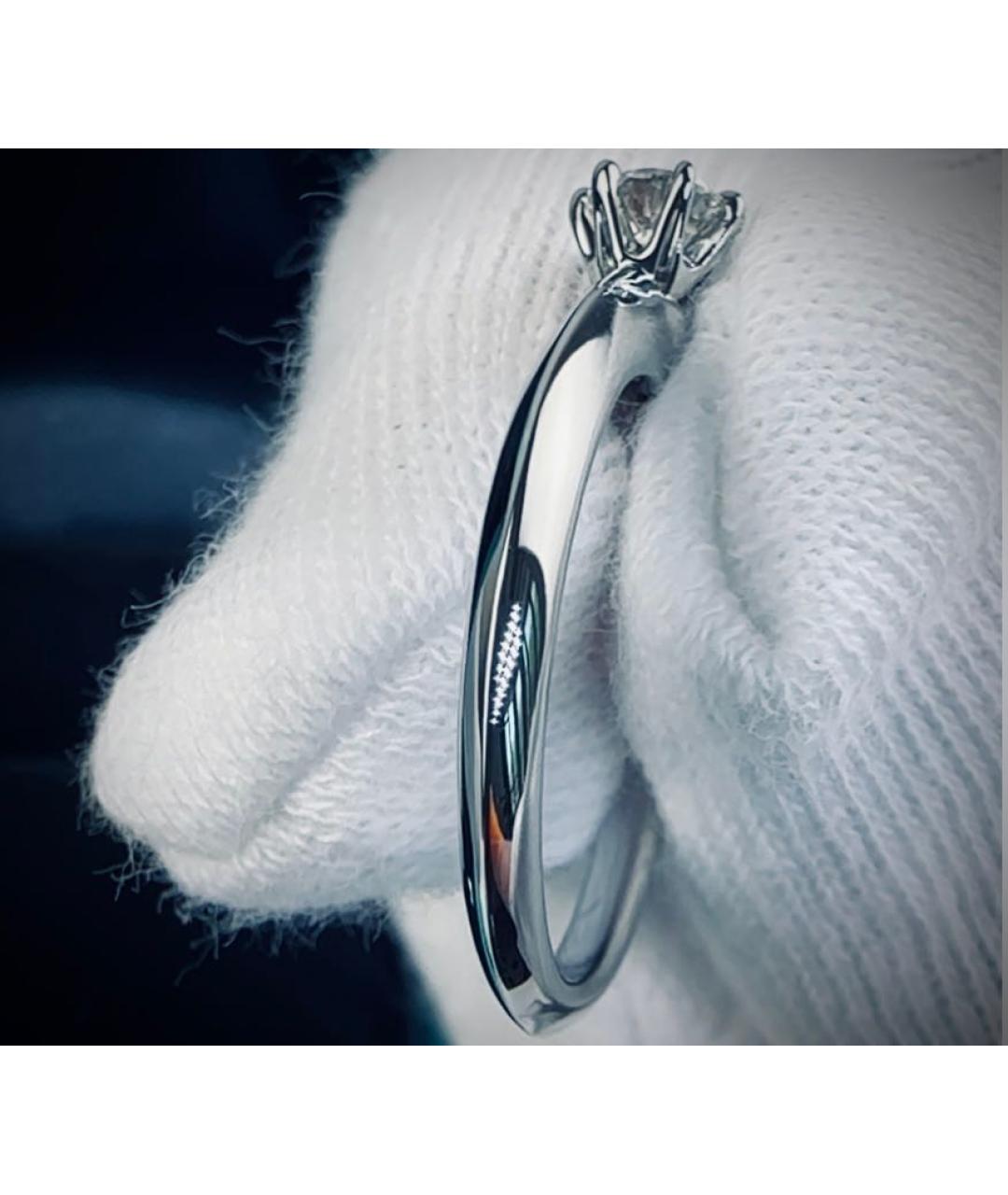 TIFFANY&CO Серебряное платиновое кольцо, фото 7