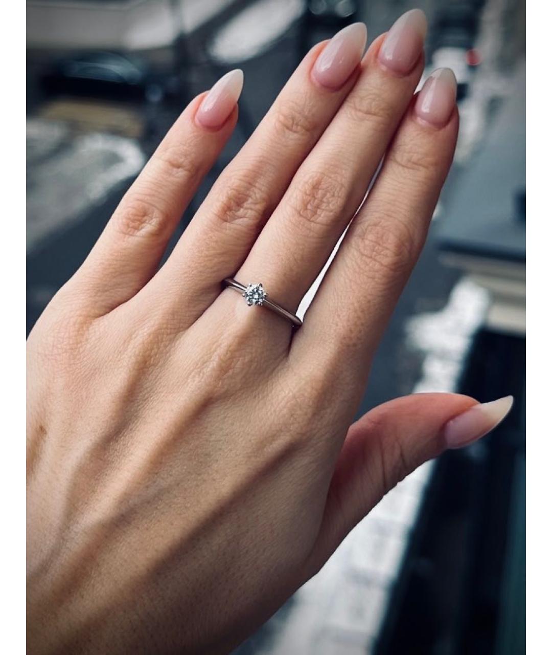 TIFFANY&CO Серебряное платиновое кольцо, фото 5