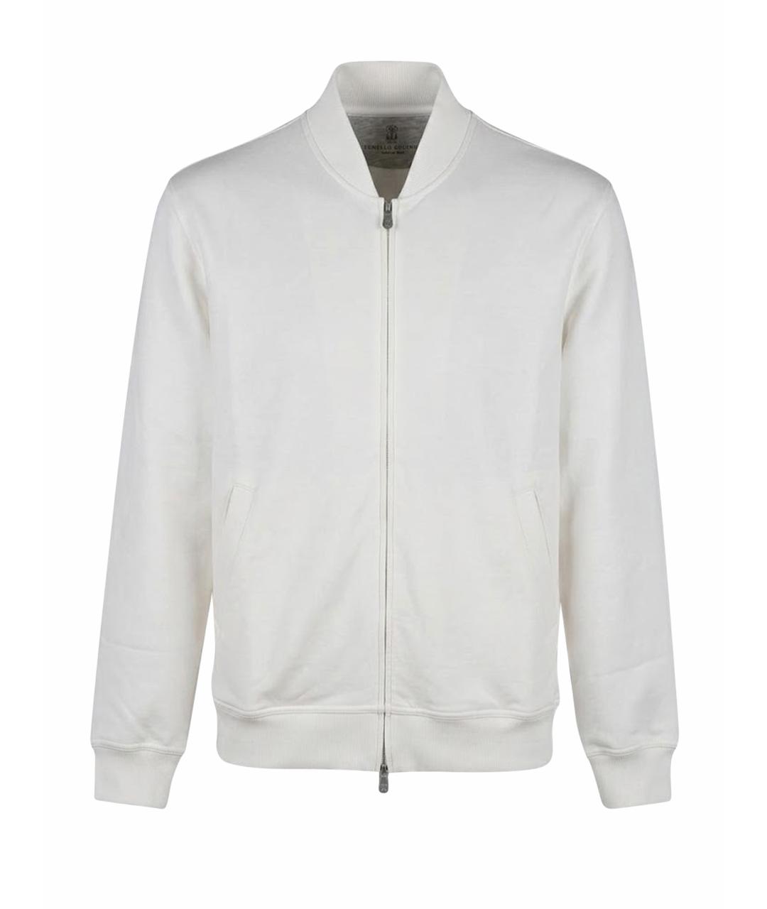 BRUNELLO CUCINELLI Белый хлопковый спортивный костюм, фото 1