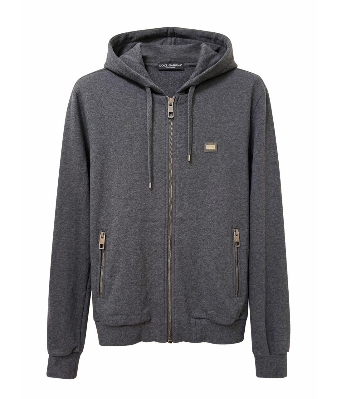 DOLCE&GABBANA Серая спортивная куртка, фото 1