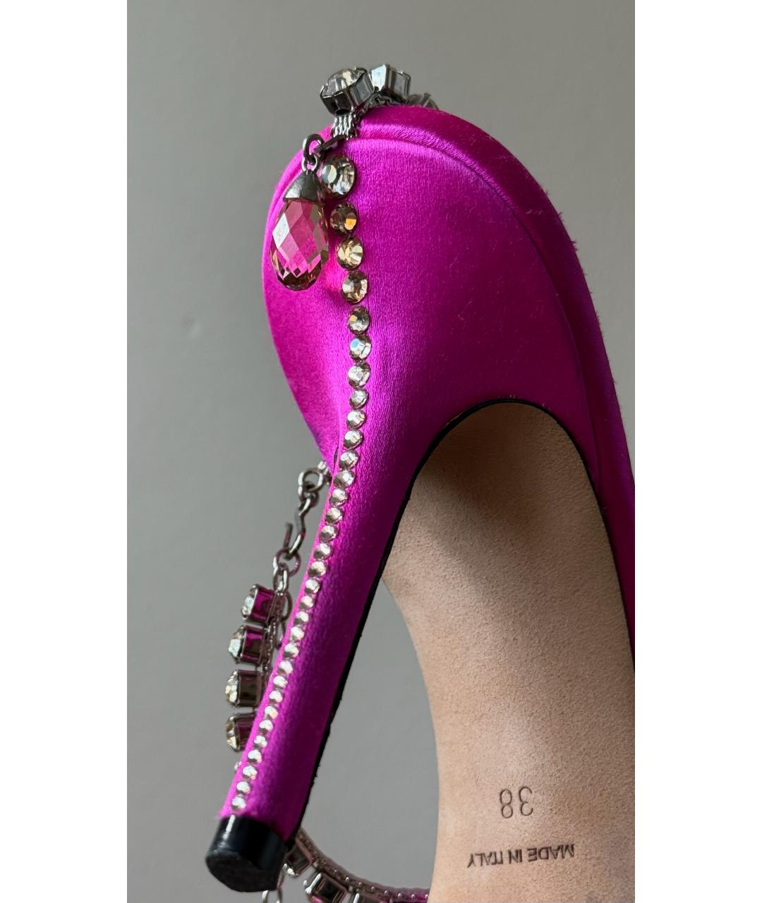JIMMY CHOO Розовые туфли, фото 8