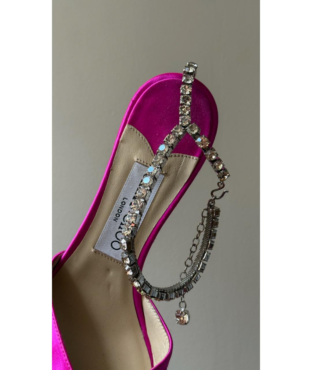 JIMMY CHOO Розовые туфли, фото 7