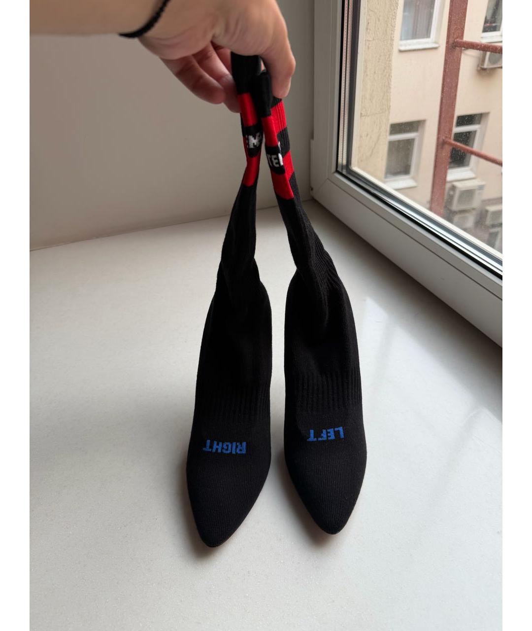 VETEMENTS Черные текстильные туфли, фото 3