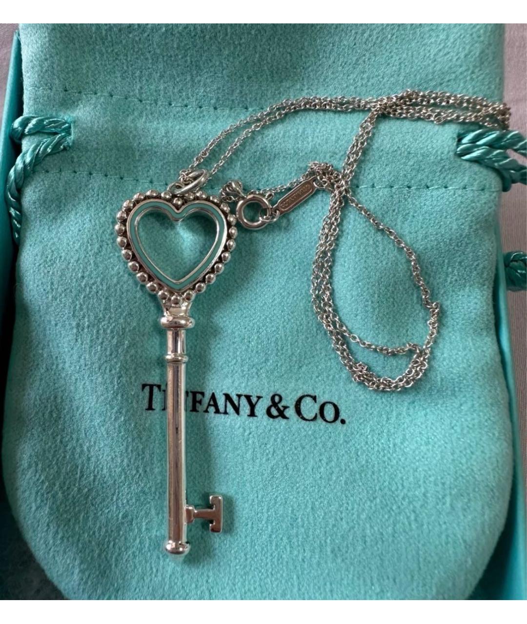 TIFFANY&CO Серебряный серебряный кулон, фото 3