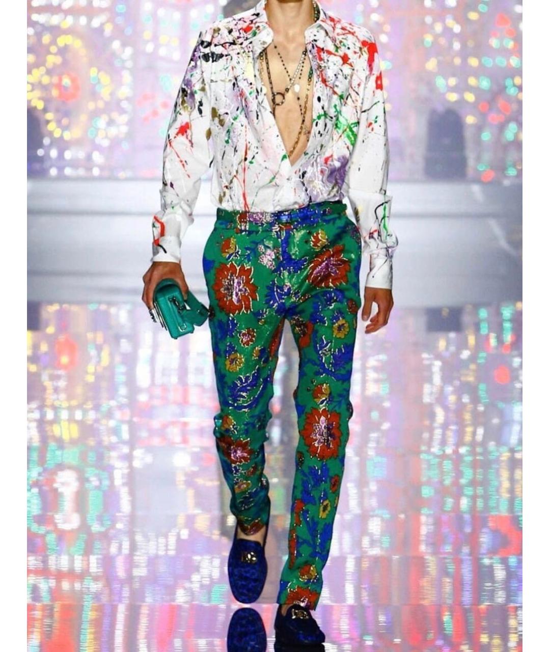 DOLCE&GABBANA Белая хлопковая кэжуал рубашка, фото 2
