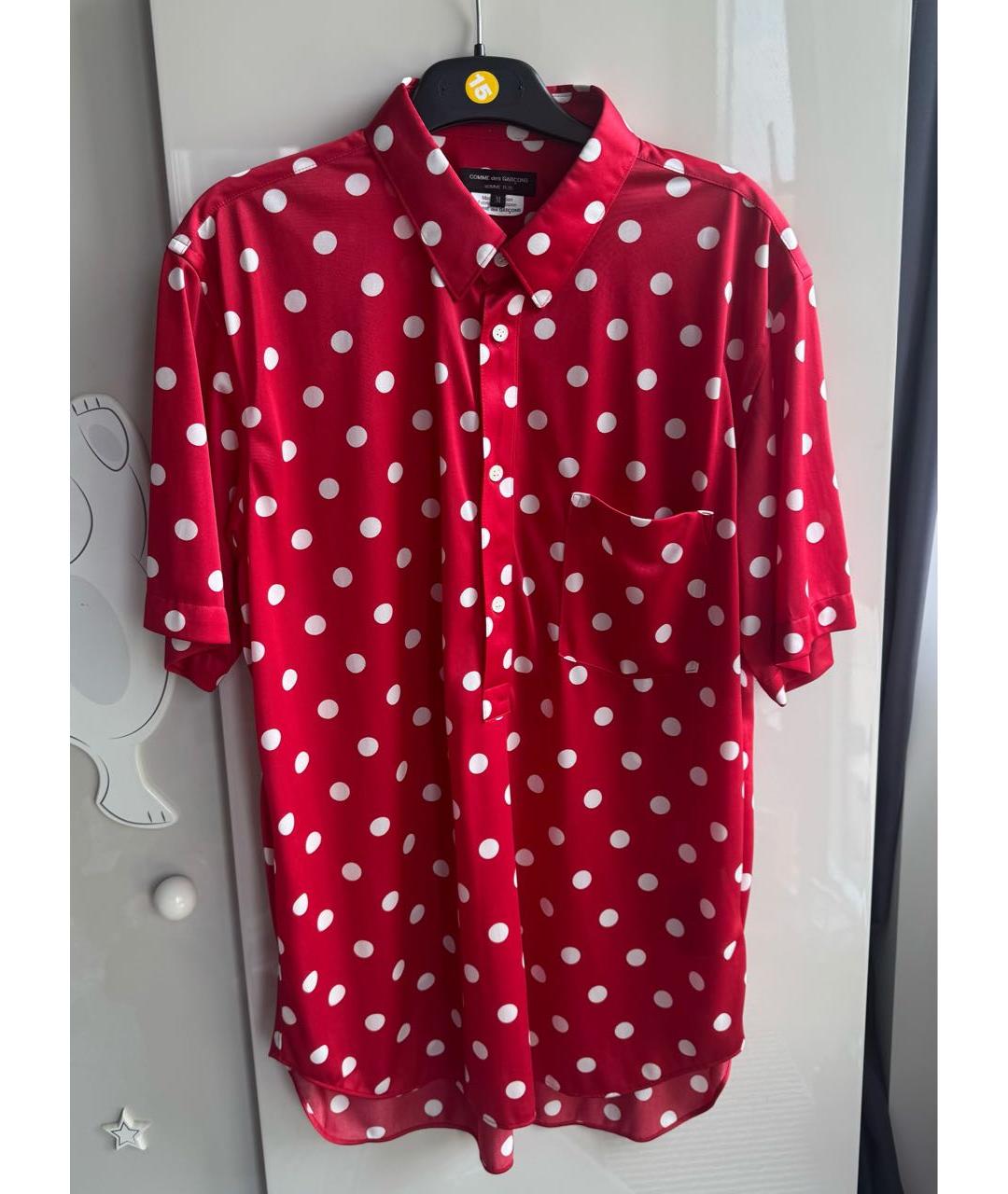 COMME DES GARÇONS HOMME PLUS Красная кэжуал рубашка, фото 6