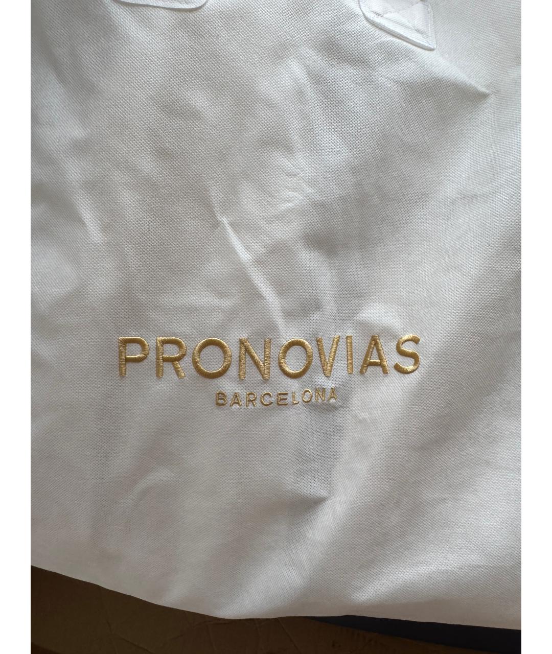 PRONOVIAS Белое кружевное свадебное платье, фото 8