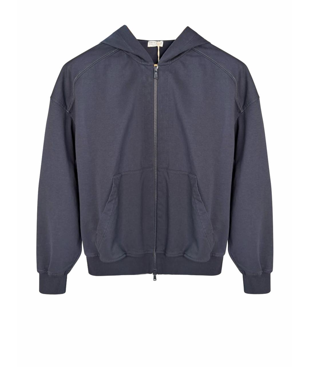 BRUNELLO CUCINELLI Темно-синий хлопковый спортивные костюмы, фото 1