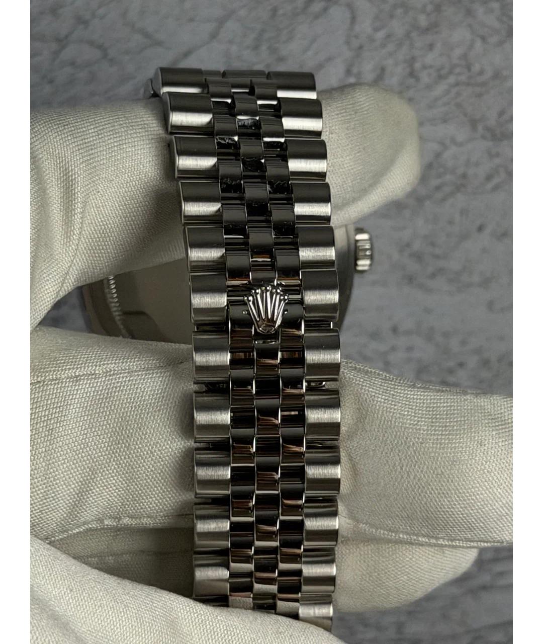 ROLEX Серые металлические часы, фото 6
