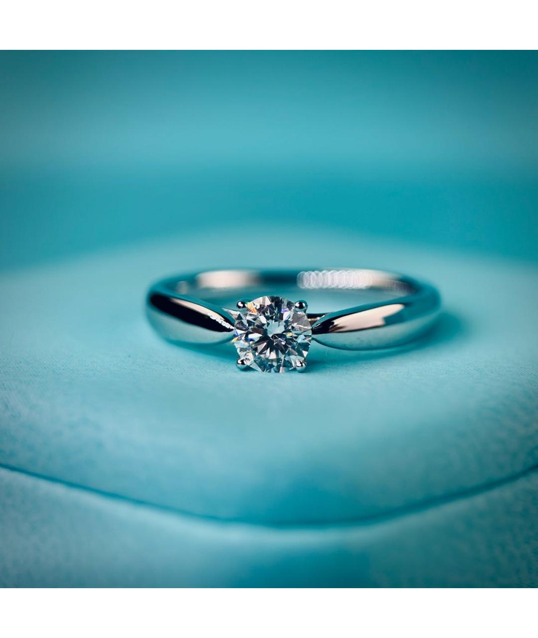 TIFFANY&CO Серебряное платиновое кольцо, фото 6