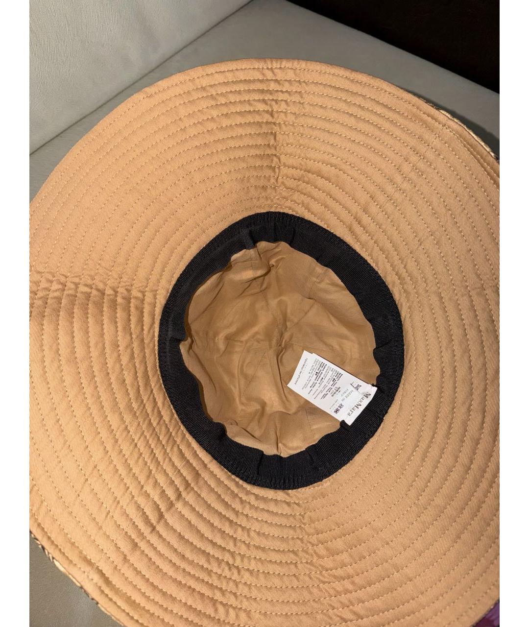 MAX MARA Бежевая соломенная шляпа, фото 3
