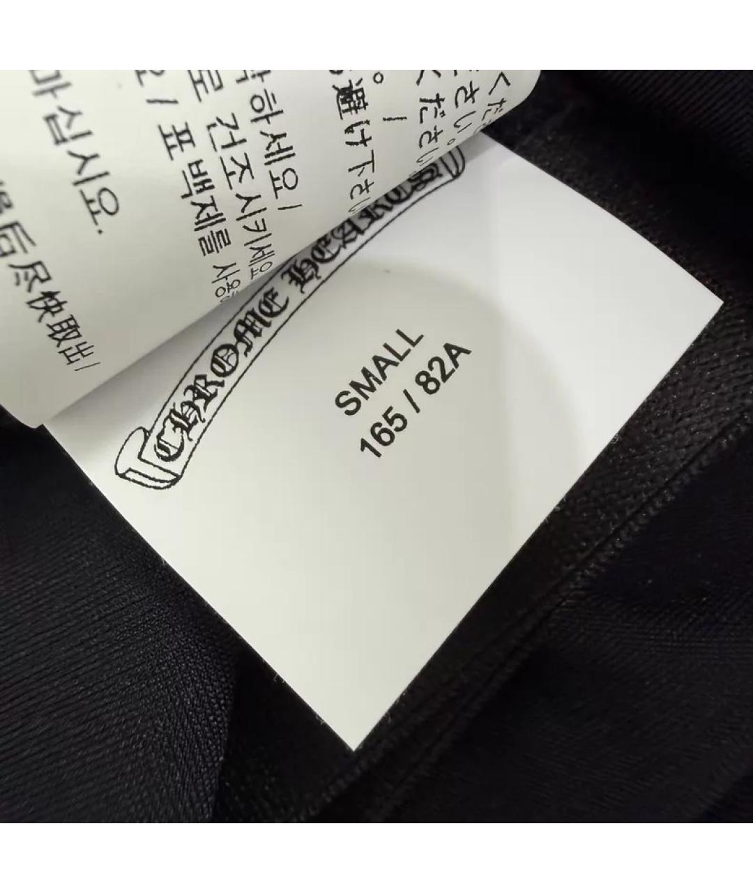 CHROME HEARTS Черная полиуретановая майка, фото 3