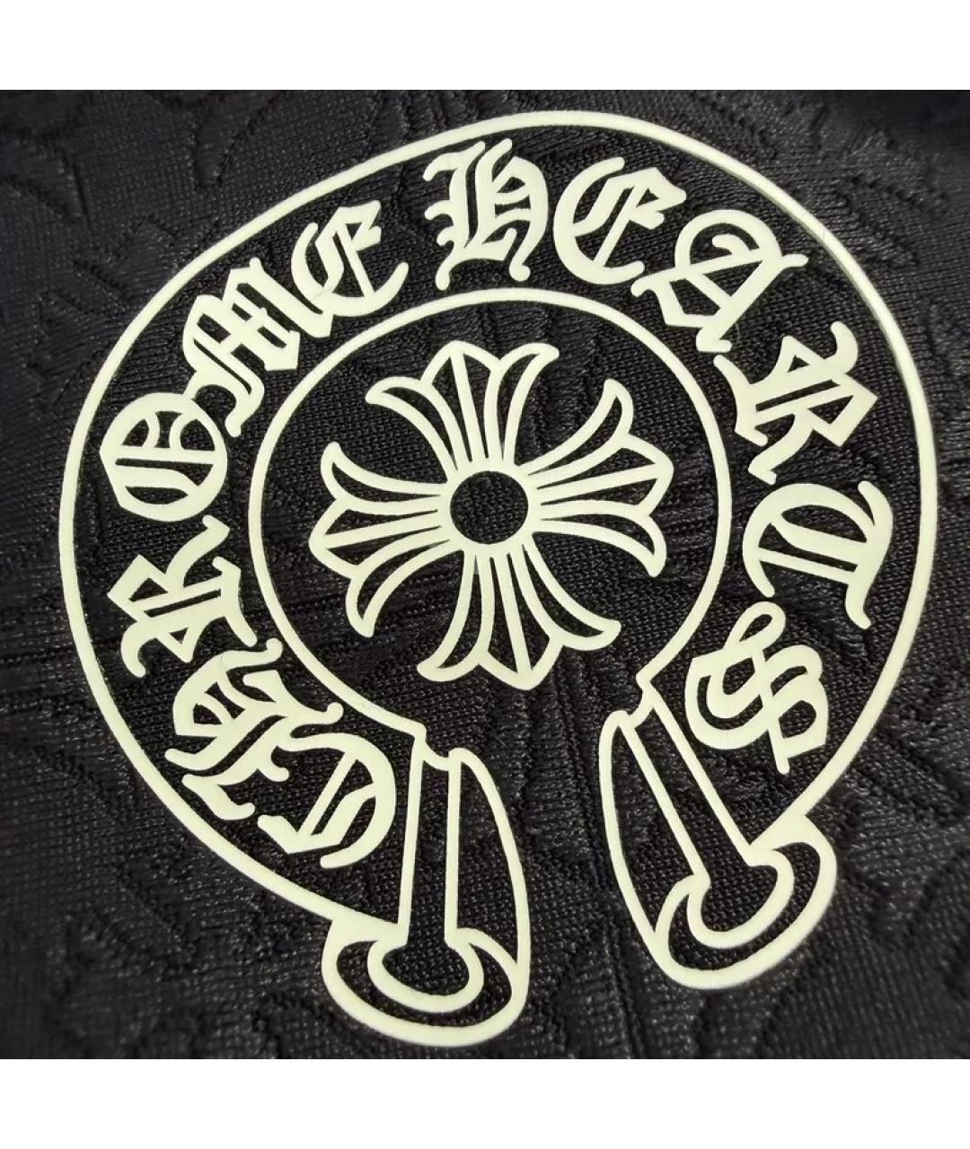 CHROME HEARTS Черная полиуретановая майка, фото 4