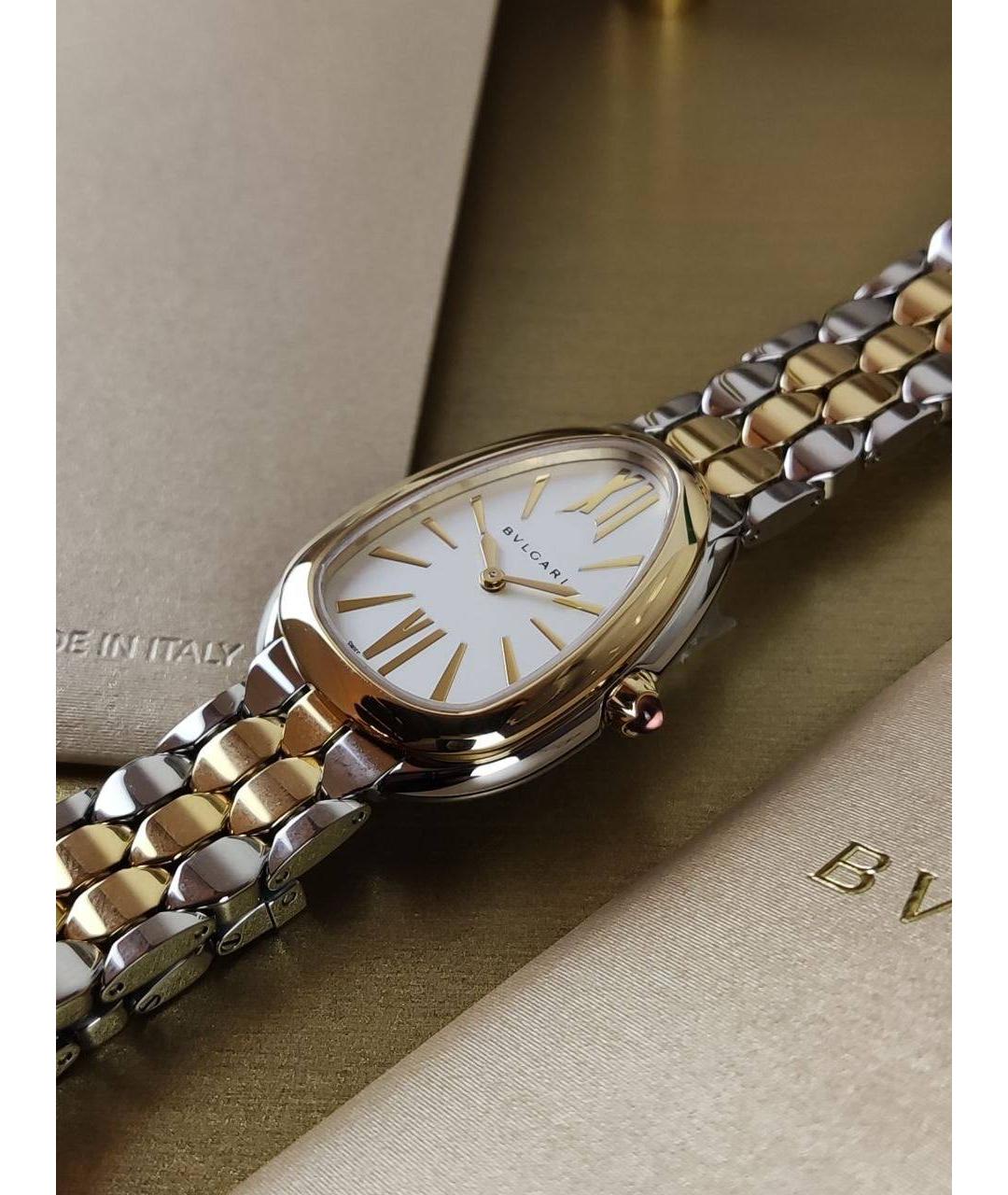 BVLGARI Золотые часы из желтого золота, фото 3