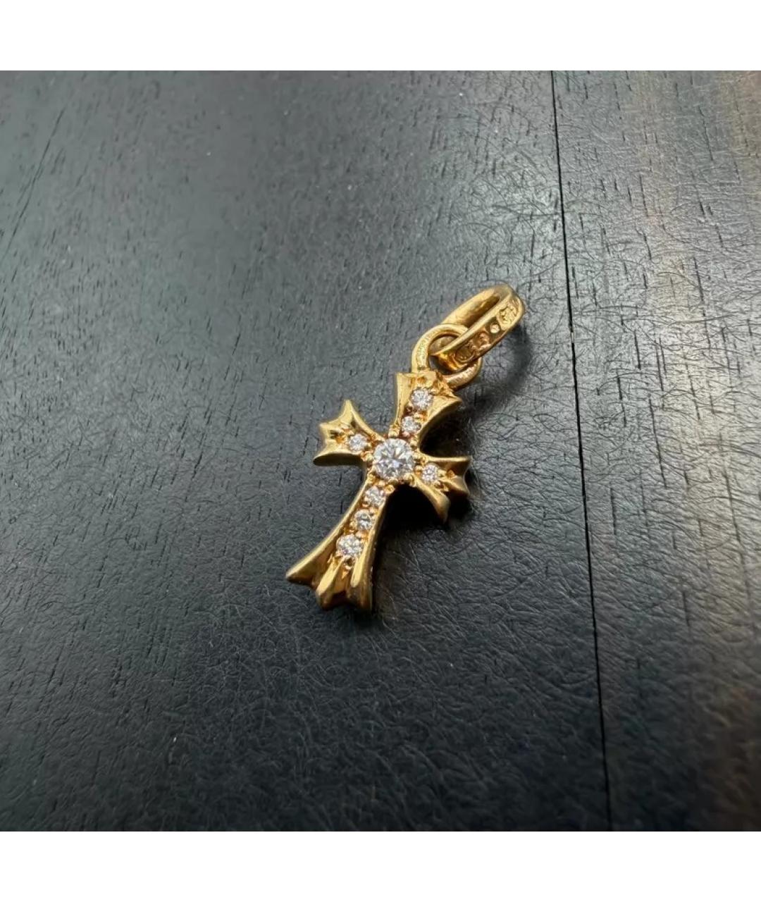 CHROME HEARTS Золотая подвеска из желтого золота, фото 5