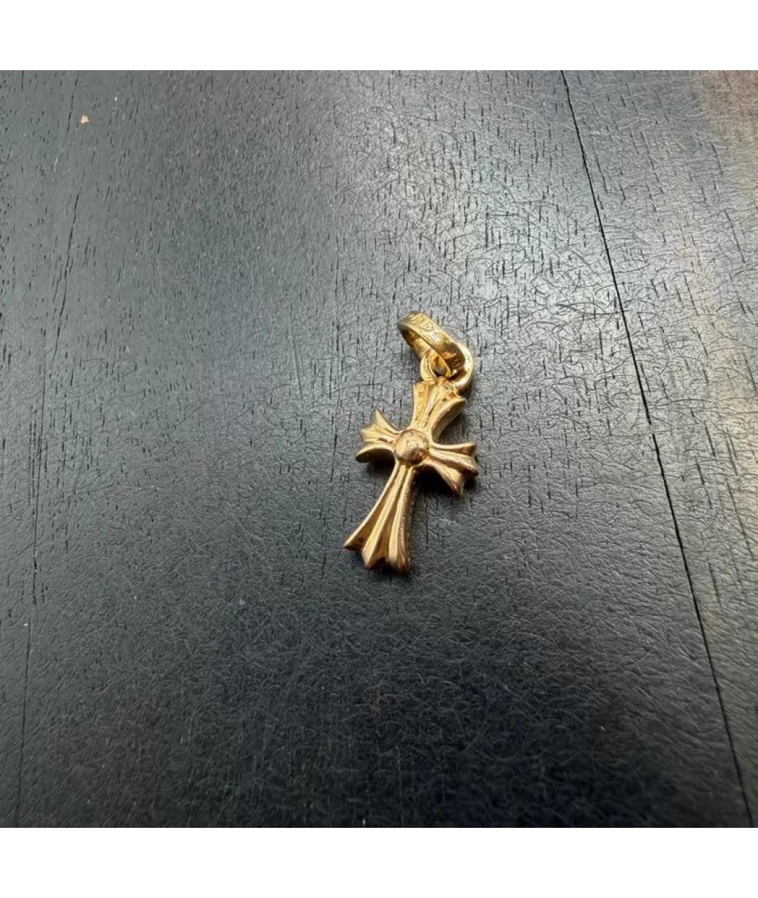 CHROME HEARTS Золотая подвеска из желтого золота, фото 3