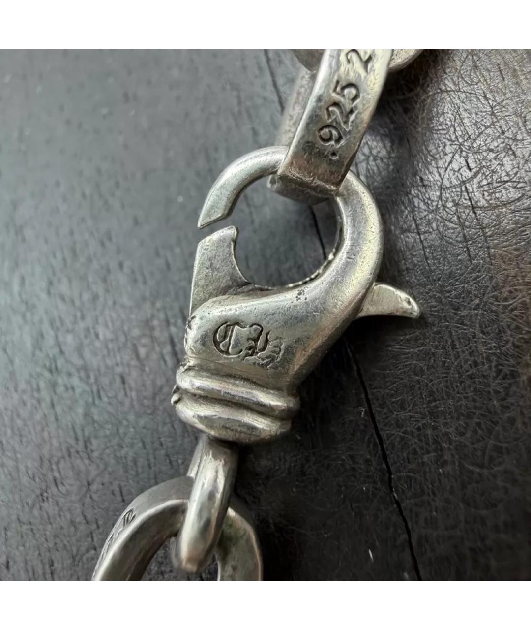 CHROME HEARTS Серебряная серебряная цепочка/подвеска, фото 3
