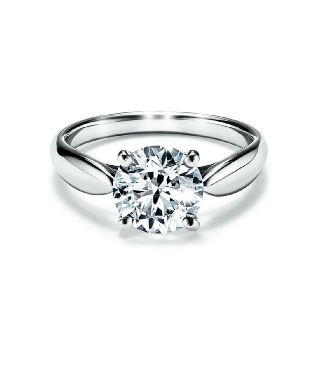 TIFFANY&CO Серебряное платиновое кольцо, фото 1