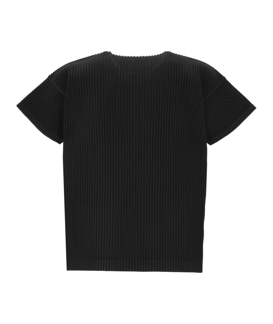 ISSEY MIYAKE Черная синтетическая футболка, фото 3