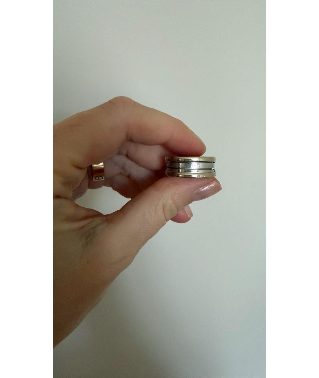 BVLGARI Серебряное кольцо из белого золота, фото 4