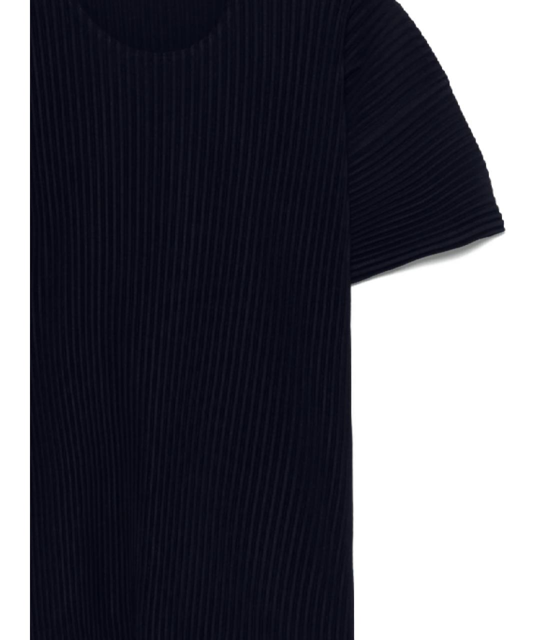 ISSEY MIYAKE Синяя синтетическая футболка, фото 2