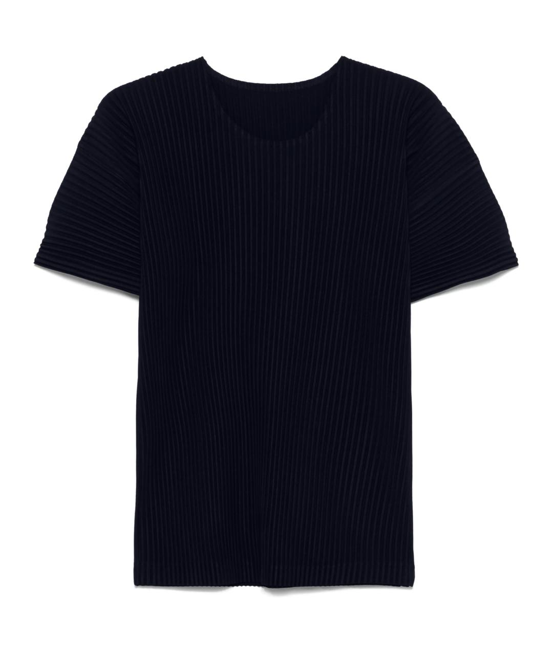 ISSEY MIYAKE Синяя синтетическая футболка, фото 1