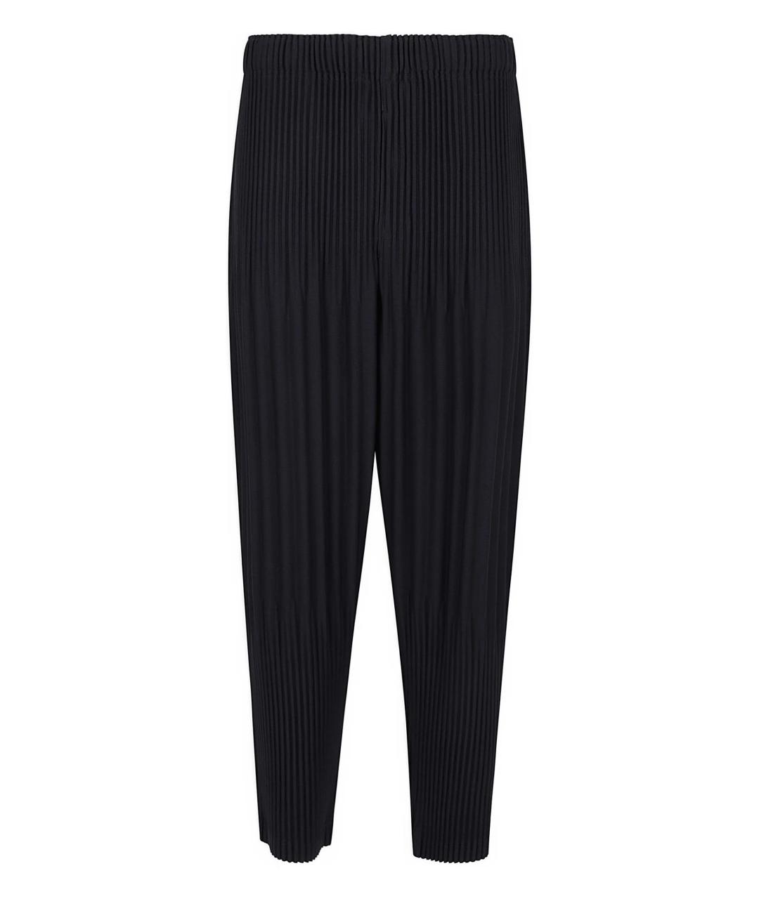 ISSEY MIYAKE Синие полиэстеровые повседневные брюки, фото 1