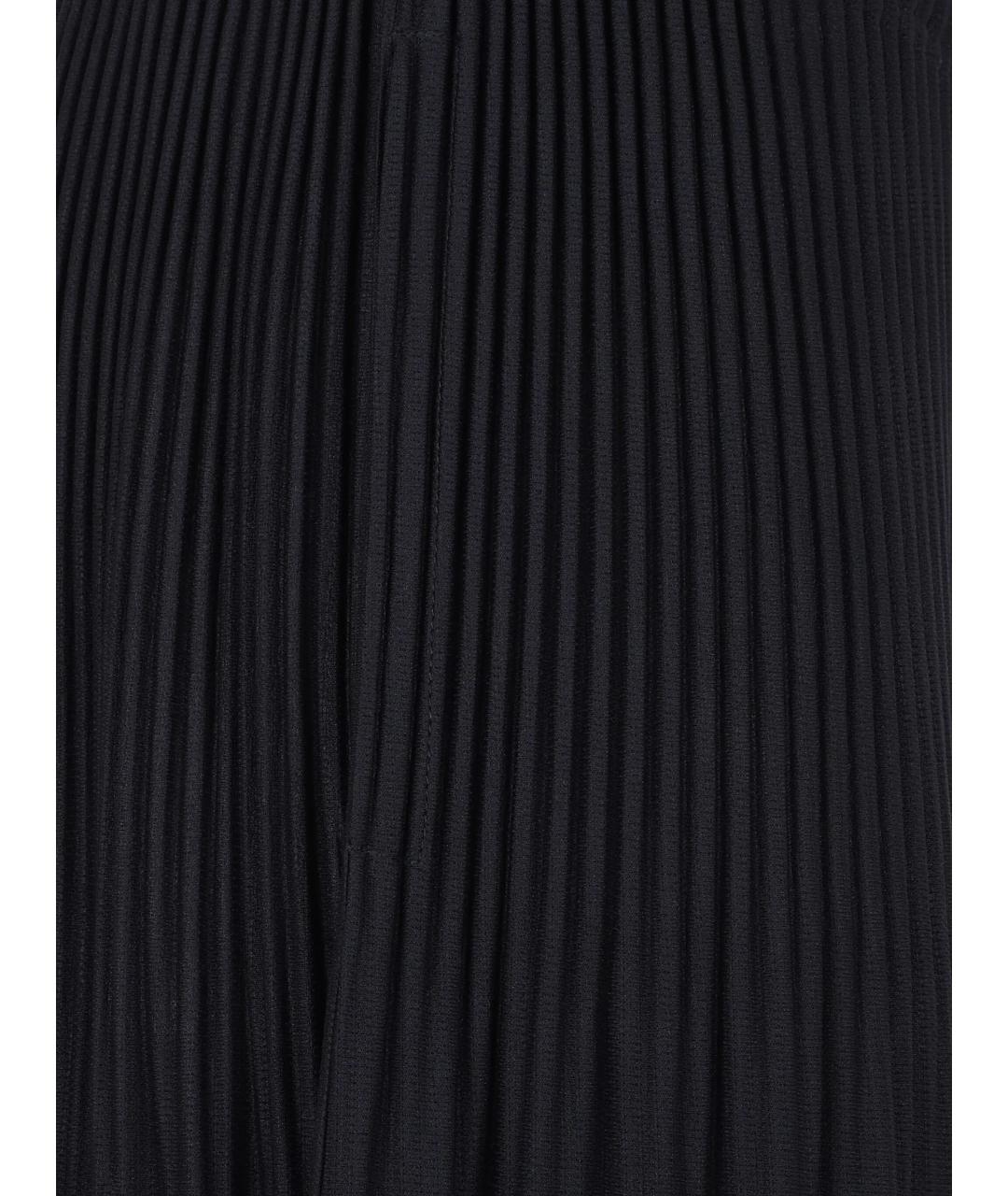 ISSEY MIYAKE Синие полиэстеровые повседневные брюки, фото 2