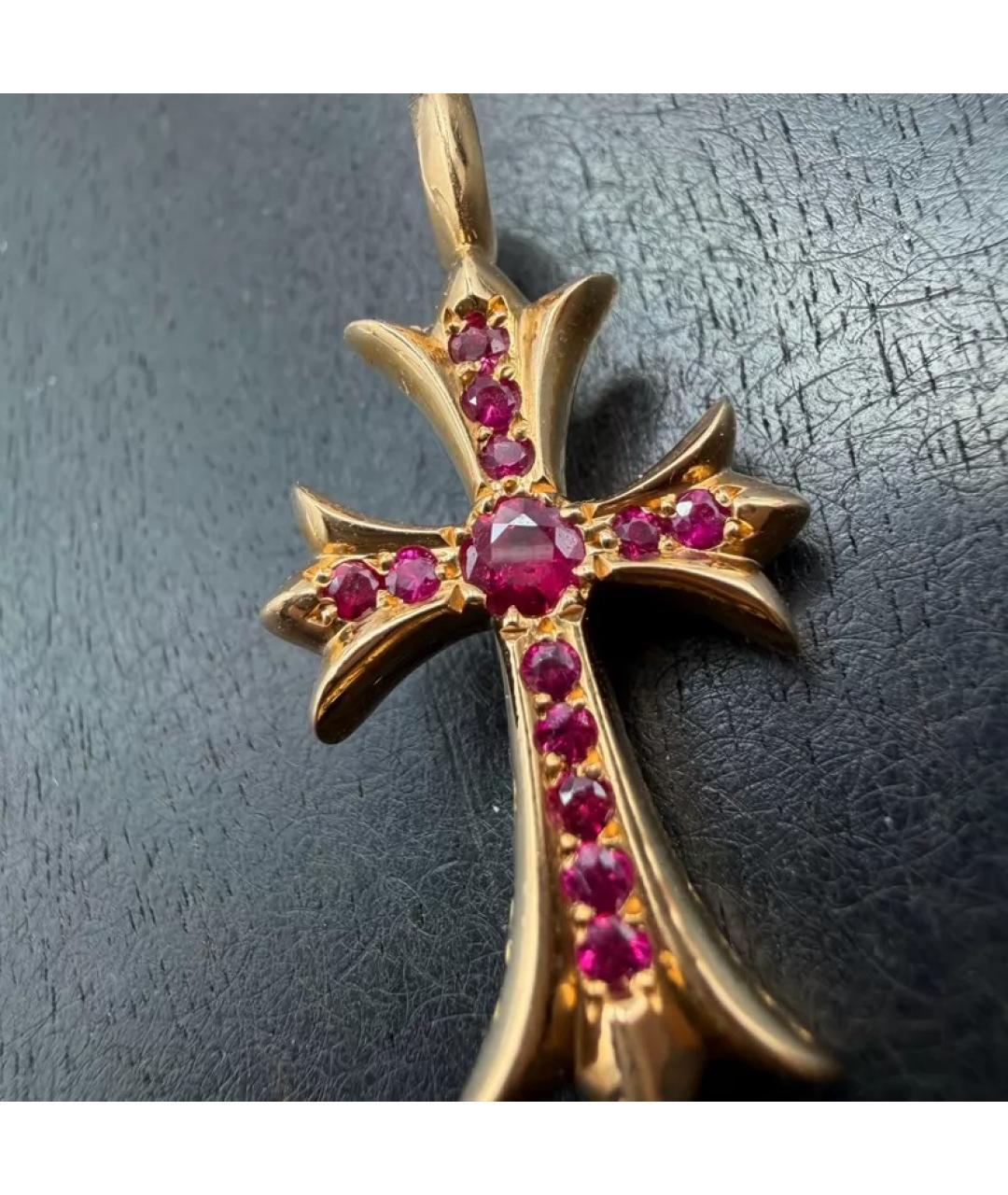 CHROME HEARTS Золотая подвеска из желтого золота, фото 2