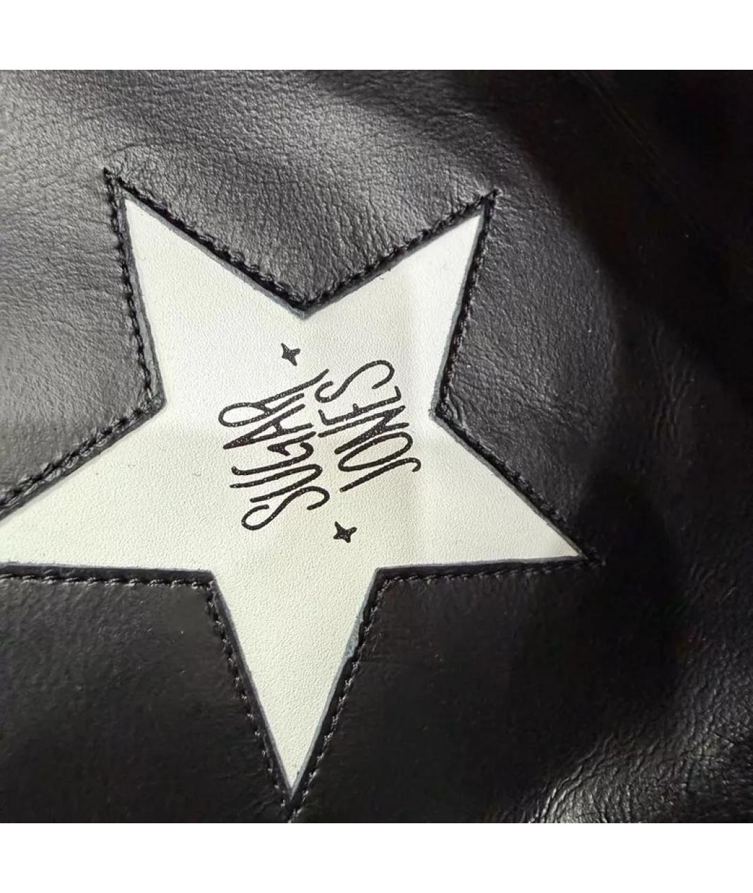 CHROME HEARTS Черные кожаные ботильоны, фото 3