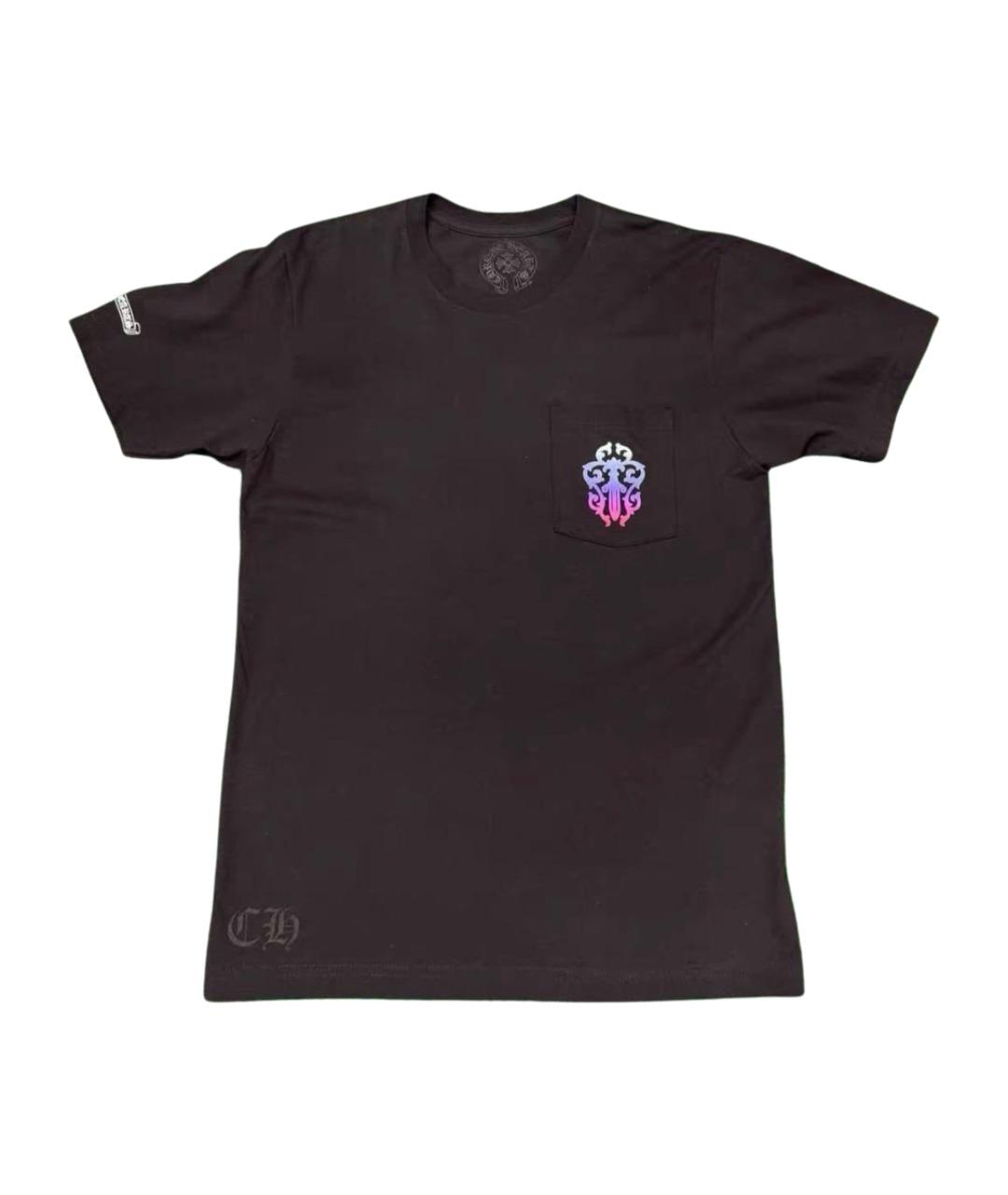 CHROME HEARTS Черная хлопковая футболка, фото 1
