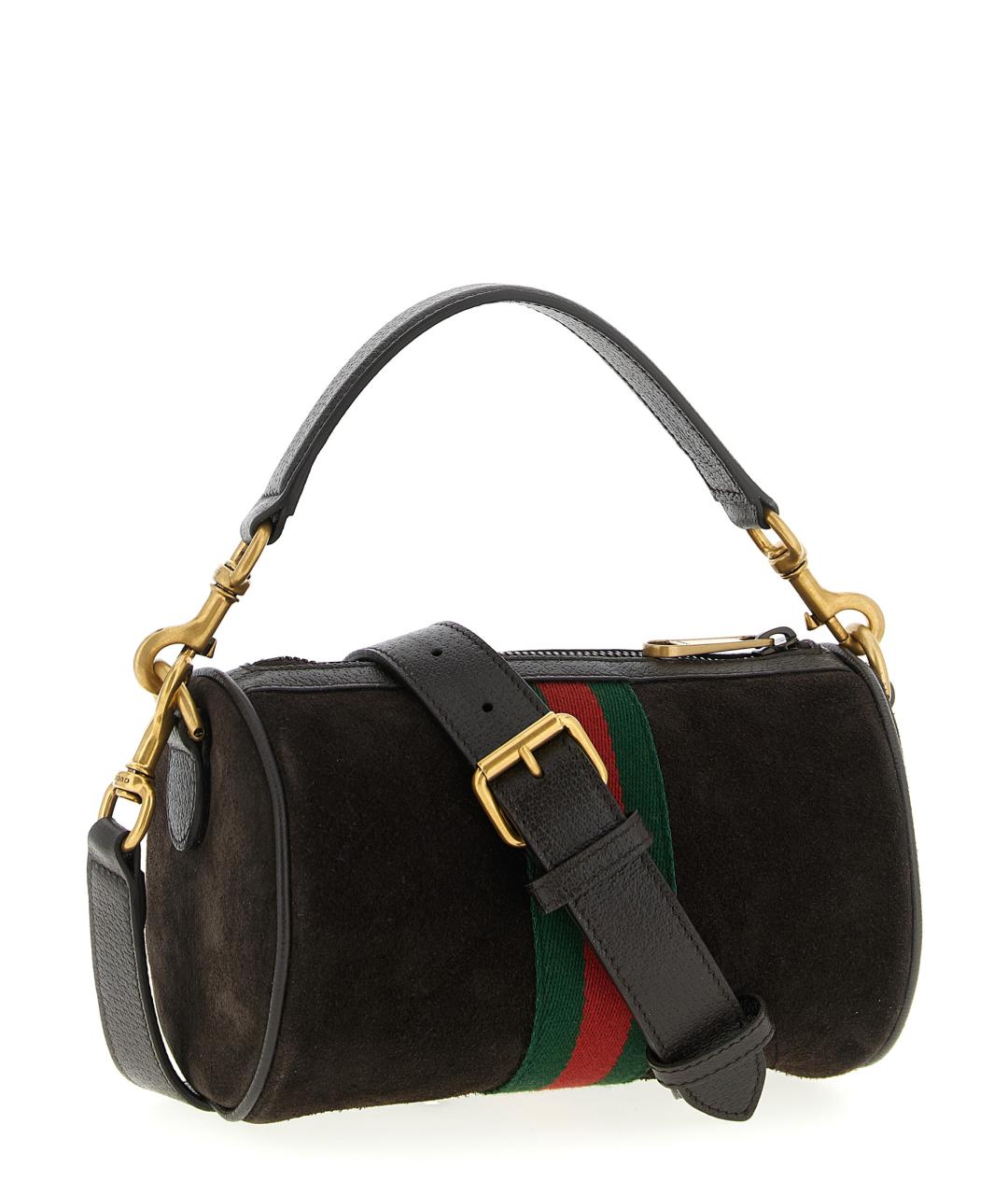 GUCCI Коричневая замшевая сумка на плечо, фото 2