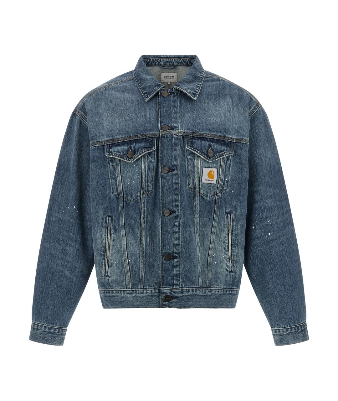 CARHARTT WIP Синяя хлопковая куртка, фото 1