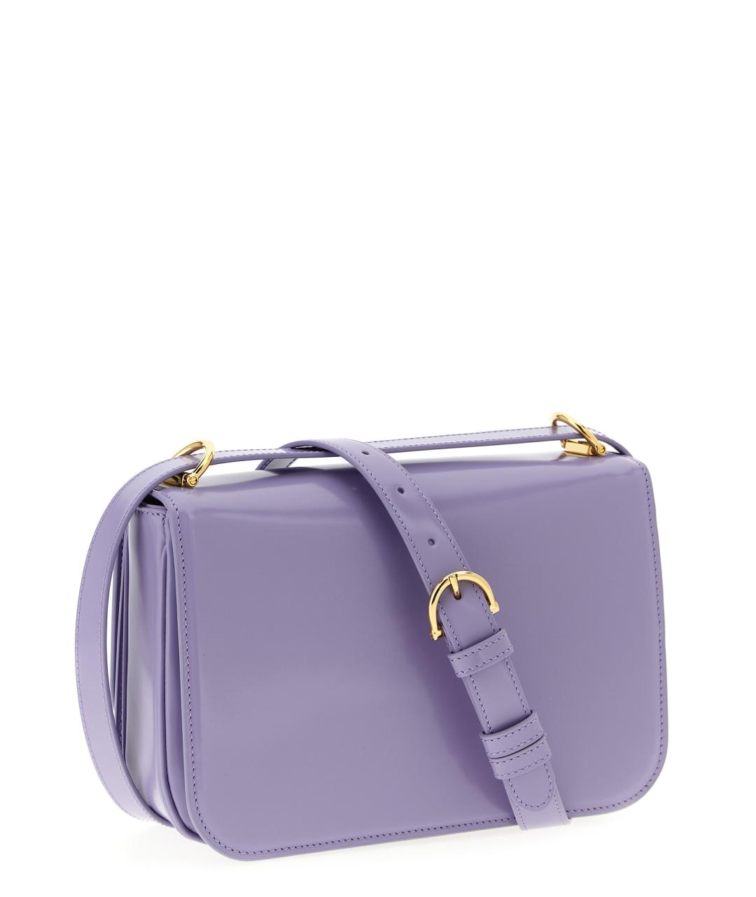 GUCCI Фиолетовая кожаная сумка через плечо, фото 2