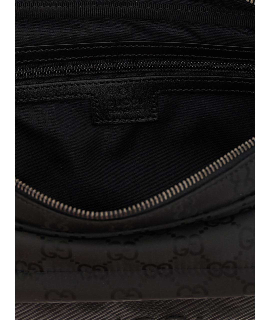 GUCCI Черная синтетическая сумка на плечо, фото 4
