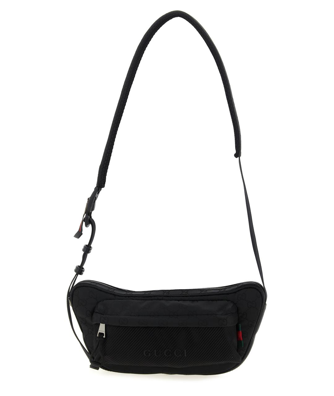 GUCCI Черная синтетическая сумка на плечо, фото 1