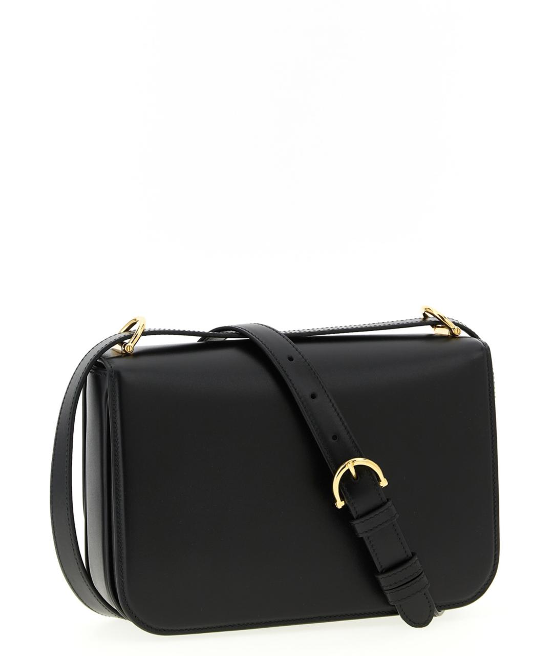 GUCCI Черная кожаная сумка через плечо, фото 2