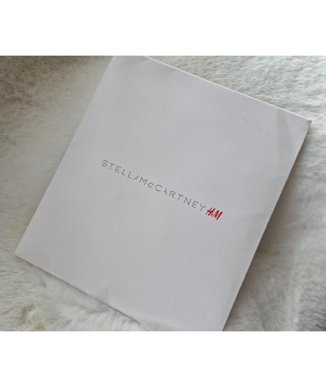 STELLA MCCARTNEY Бежевый шелковый платок, фото 4